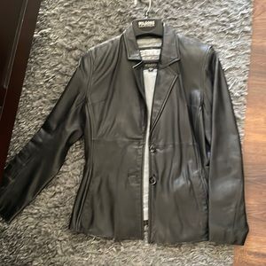 Leather jacket